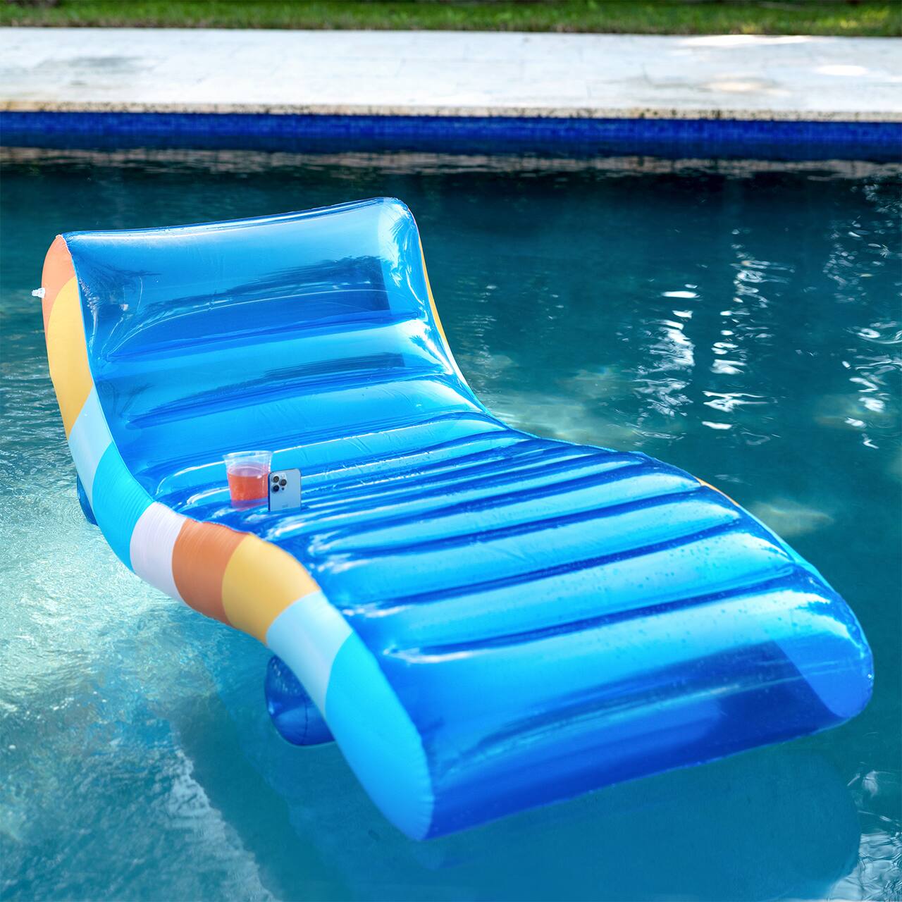 PoolCandy Good Vibes 6ft. Deluxe Chaise Lounger